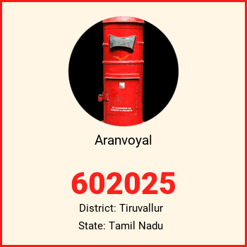Aranvoyal pin code, district Tiruvallur in Tamil Nadu