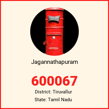 Jagannathapuram pin code, district Tiruvallur in Tamil Nadu