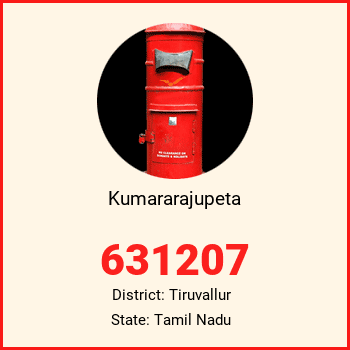 Kumararajupeta pin code, district Tiruvallur in Tamil Nadu