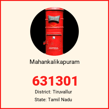 Mahankalikapuram pin code, district Tiruvallur in Tamil Nadu