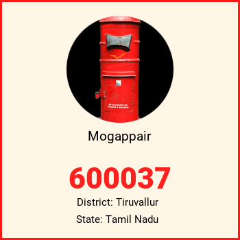 Mogappair pin code, district Tiruvallur in Tamil Nadu