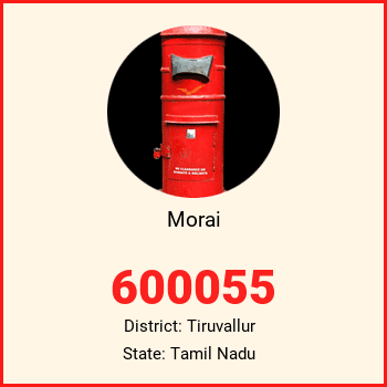 Morai pin code, district Tiruvallur in Tamil Nadu