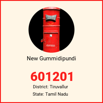 New Gummidipundi pin code, district Tiruvallur in Tamil Nadu