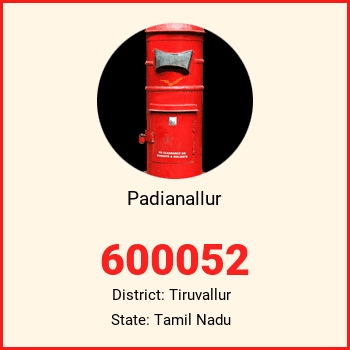 Padianallur pin code, district Tiruvallur in Tamil Nadu