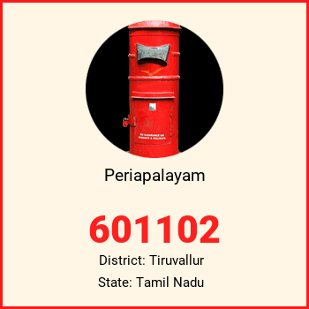 Periapalayam pin code, district Tiruvallur in Tamil Nadu