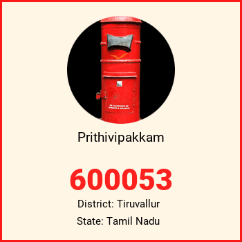 Prithivipakkam pin code, district Tiruvallur in Tamil Nadu