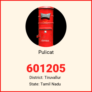 Pulicat pin code, district Tiruvallur in Tamil Nadu