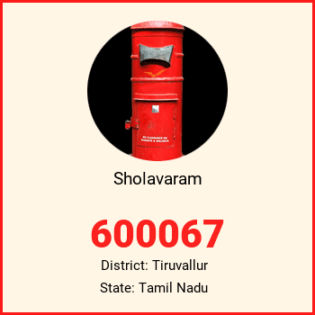 Sholavaram pin code, district Tiruvallur in Tamil Nadu