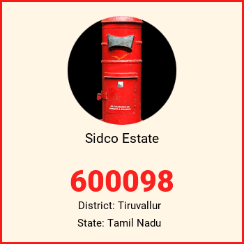 Sidco Estate pin code, district Tiruvallur in Tamil Nadu