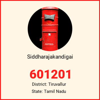 Siddharajakandigai pin code, district Tiruvallur in Tamil Nadu