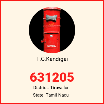 T.C.Kandigai pin code, district Tiruvallur in Tamil Nadu