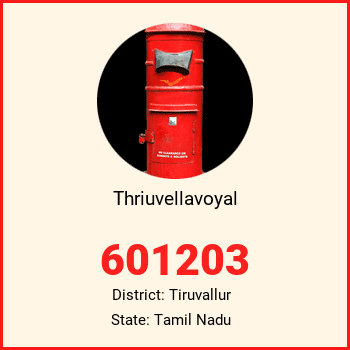 Thriuvellavoyal pin code, district Tiruvallur in Tamil Nadu