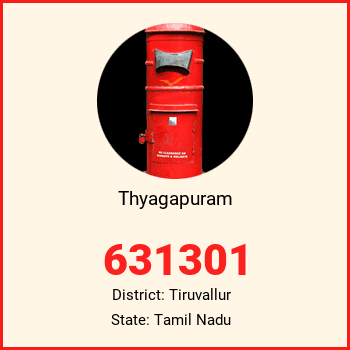 Thyagapuram pin code, district Tiruvallur in Tamil Nadu