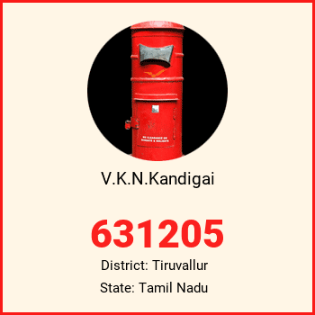 V.K.N.Kandigai pin code, district Tiruvallur in Tamil Nadu