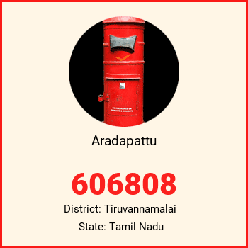 Aradapattu pin code, district Tiruvannamalai in Tamil Nadu