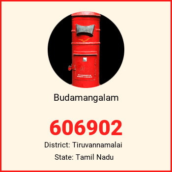 Budamangalam pin code, district Tiruvannamalai in Tamil Nadu