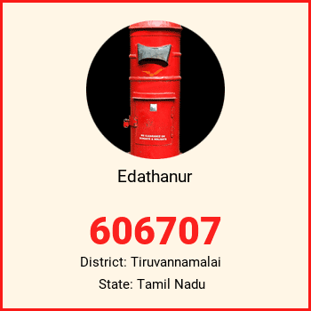 Edathanur pin code, district Tiruvannamalai in Tamil Nadu