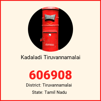 Kadaladi Tiruvannamalai pin code, district Tiruvannamalai in Tamil Nadu