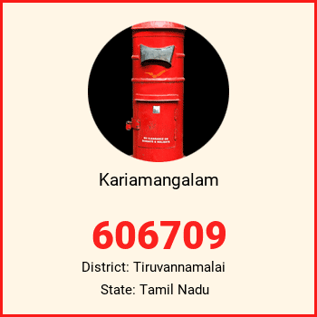 Kariamangalam pin code, district Tiruvannamalai in Tamil Nadu