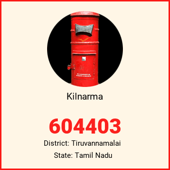 Kilnarma pin code, district Tiruvannamalai in Tamil Nadu