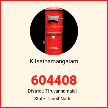 Kilsathamangalam pin code, district Tiruvannamalai in Tamil Nadu