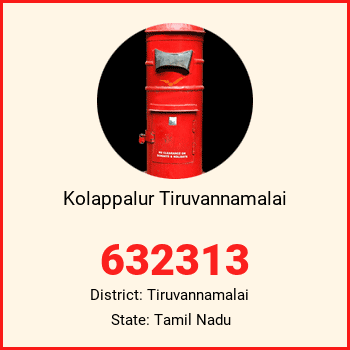 Kolappalur Tiruvannamalai pin code, district Tiruvannamalai in Tamil Nadu