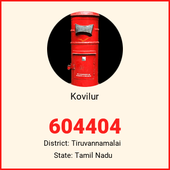 Kovilur pin code, district Tiruvannamalai in Tamil Nadu