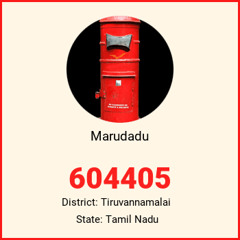 Marudadu pin code, district Tiruvannamalai in Tamil Nadu