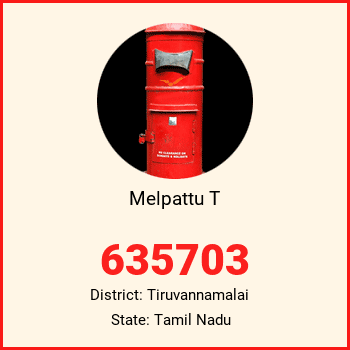 Melpattu T pin code, district Tiruvannamalai in Tamil Nadu