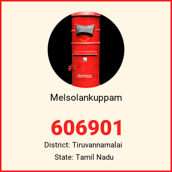 Melsolankuppam pin code, district Tiruvannamalai in Tamil Nadu