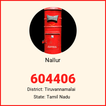 Nallur pin code, district Tiruvannamalai in Tamil Nadu