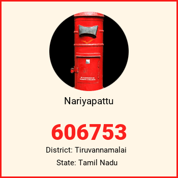 Nariyapattu pin code, district Tiruvannamalai in Tamil Nadu