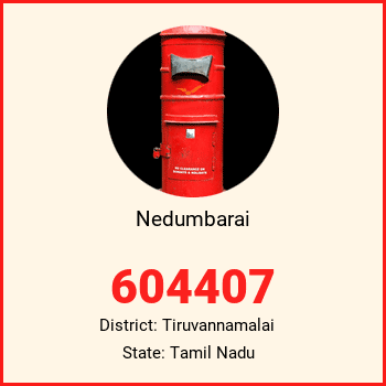 Nedumbarai pin code, district Tiruvannamalai in Tamil Nadu