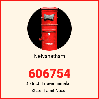 Neivanatham pin code, district Tiruvannamalai in Tamil Nadu