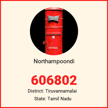 Northampoondi pin code, district Tiruvannamalai in Tamil Nadu