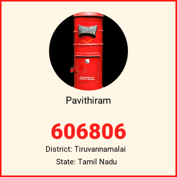 Pavithiram pin code, district Tiruvannamalai in Tamil Nadu