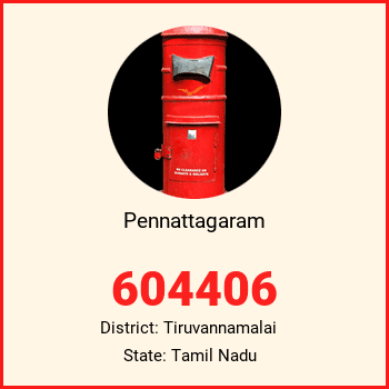 Pennattagaram pin code, district Tiruvannamalai in Tamil Nadu