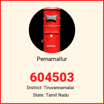 Pernamallur pin code, district Tiruvannamalai in Tamil Nadu