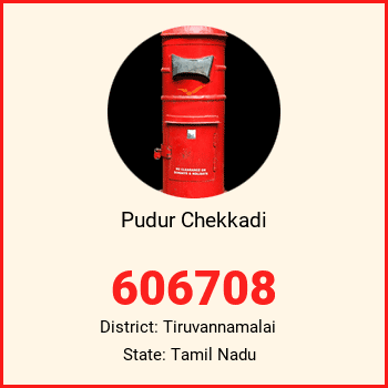 Pudur Chekkadi pin code, district Tiruvannamalai in Tamil Nadu