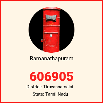 Ramanathapuram pin code, district Tiruvannamalai in Tamil Nadu