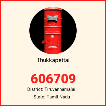 Thukkapettai pin code, district Tiruvannamalai in Tamil Nadu