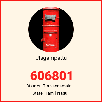 Ulagampattu pin code, district Tiruvannamalai in Tamil Nadu