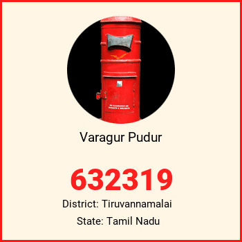 Varagur Pudur pin code, district Tiruvannamalai in Tamil Nadu
