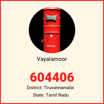 Vayalamoor pin code, district Tiruvannamalai in Tamil Nadu