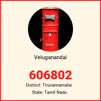 Veluganandal pin code, district Tiruvannamalai in Tamil Nadu
