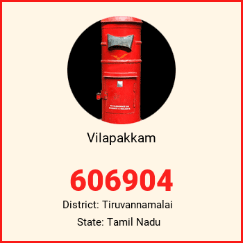 Vilapakkam pin code, district Tiruvannamalai in Tamil Nadu