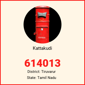 Kattakudi pin code, district Tiruvarur in Tamil Nadu