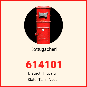 Kottugacheri pin code, district Tiruvarur in Tamil Nadu