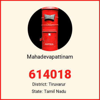 Mahadevapattinam pin code, district Tiruvarur in Tamil Nadu
