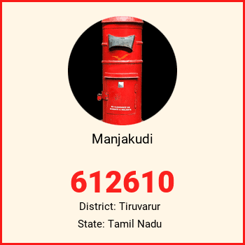 Manjakudi pin code, district Tiruvarur in Tamil Nadu